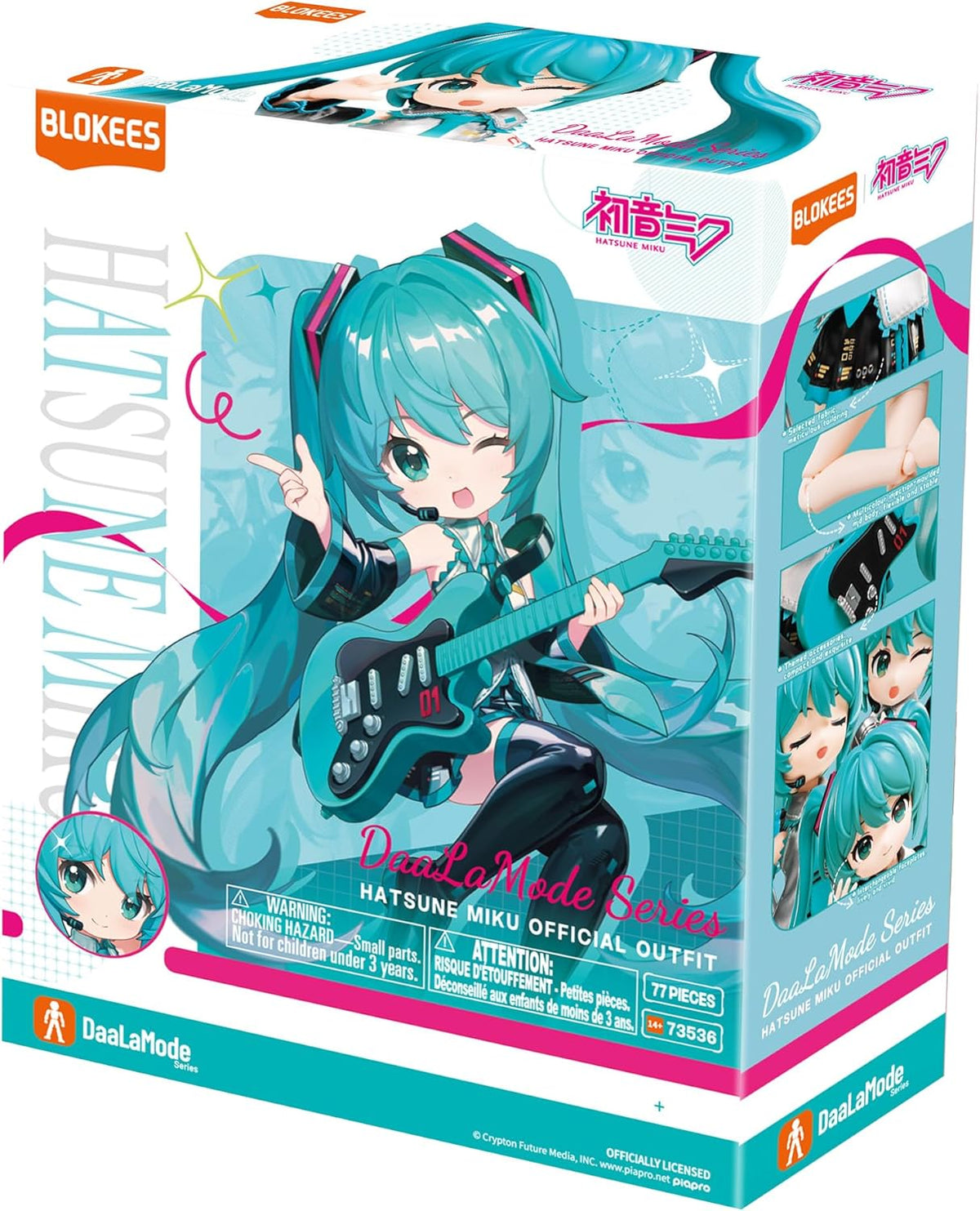 hatsune miku - daalamode series - hatsune miku official outfit