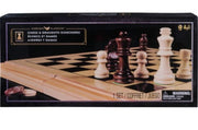 classici - scacchi e dama legno deluxe