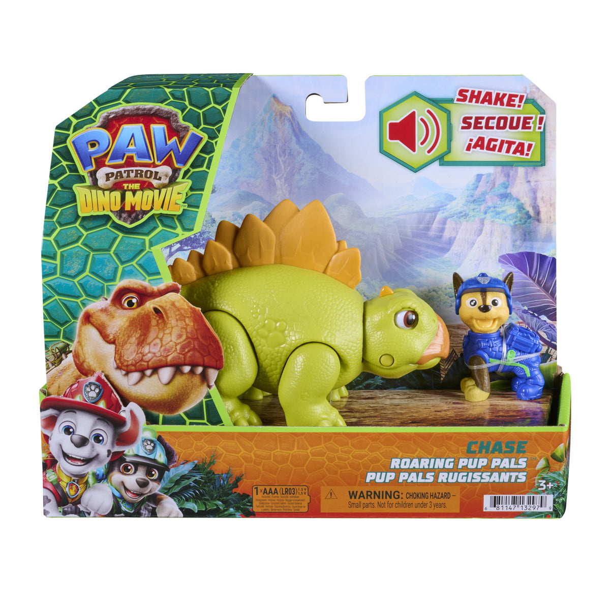 paw patrol - dino movie - cuccioli ruggenti - un modello assortito