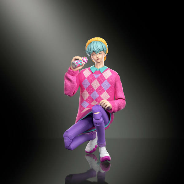kpop demon hunters - baby - action figure 15cm