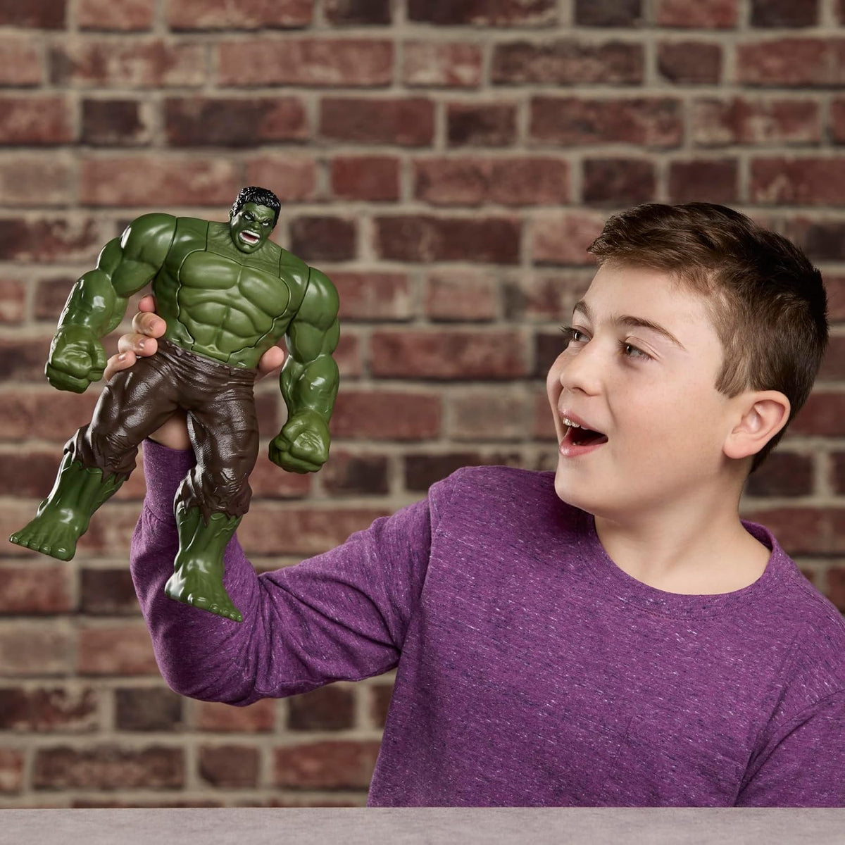 spider man - brand new day - savage smash hulk - action figure 30cm