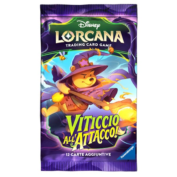 lorcana - viticcio all'attacco - bustina singola 12 carte (ita)