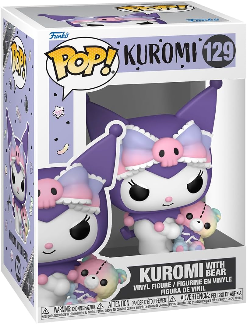 sanrio: kuromi w/ bear 9 cm - funko pop!