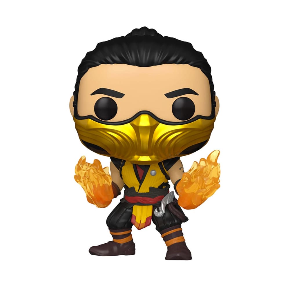 mortal kombat - scorpion 9cm - funko pop! 1021