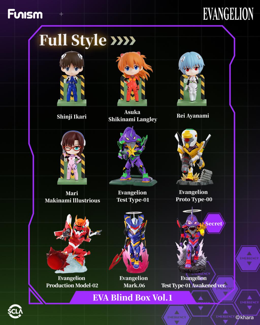 evangelion - blind box serie 1 - 1 personaggio assortito
