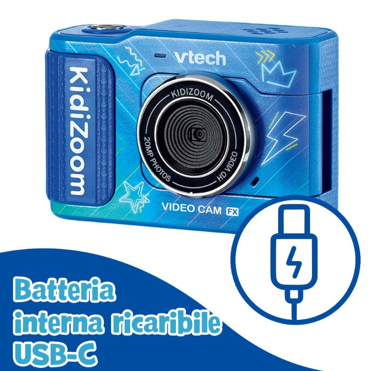 kidizoom video cam fx - blu