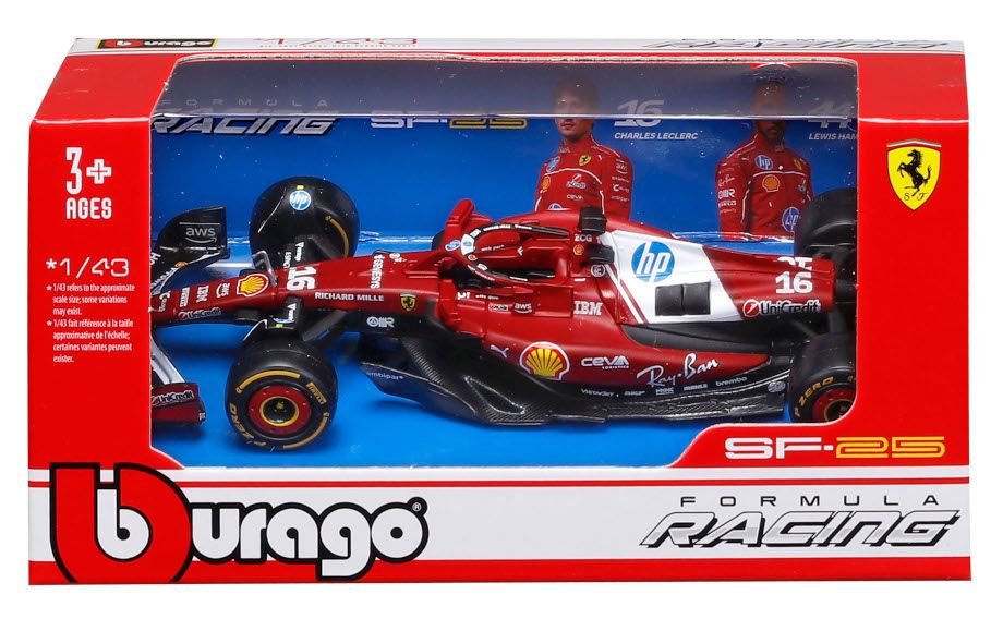 formula 1 - f1 ferrari sf-25 - #16 leclerc 1:43