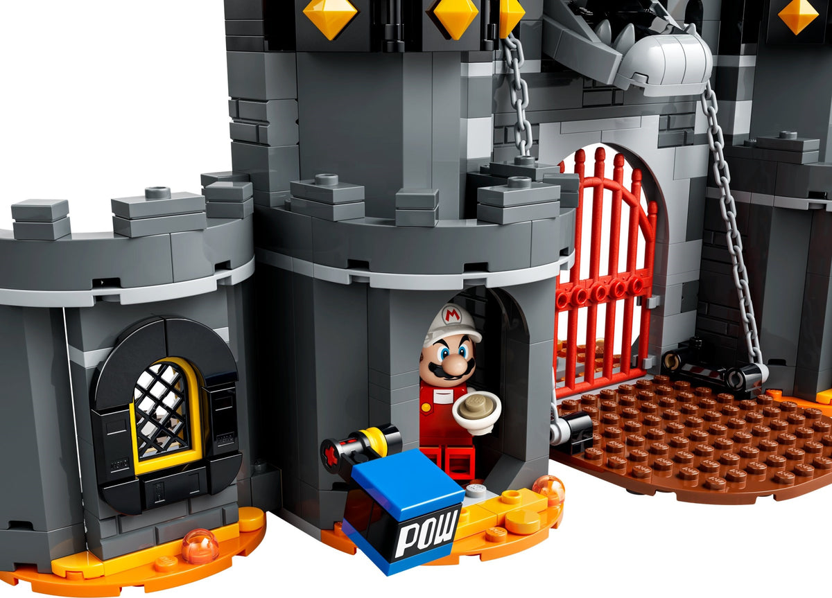LEGO Super Mario 72060 castello di boswer con mario fuoco