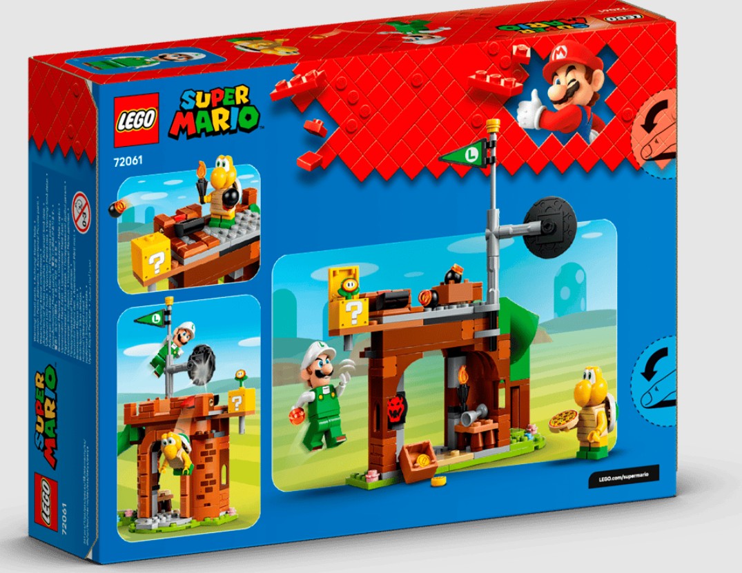 LEGO Super Mario 72061 scontro tra luigi fuoco e koopa