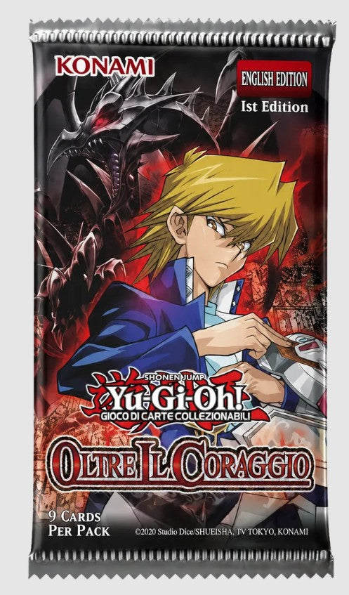 yu-gi-oh! - oltre il coraggio - bustina singola 9 carte (ita)