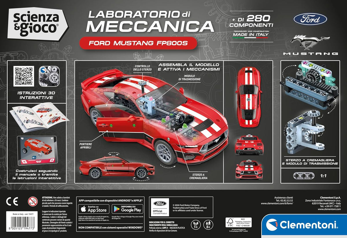laboratorio di meccanica - ford mustang fp800s