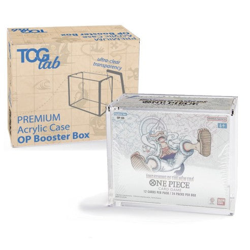 premium case protettivo per one piece booster box magnetico in plexiglass