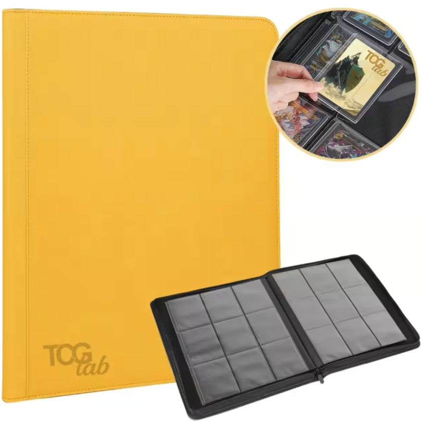 album per toploader a 9 tasche (252 toploader) - yellow