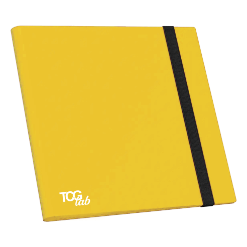 raccoglitore a 12 tasche (480 carte) - giallo