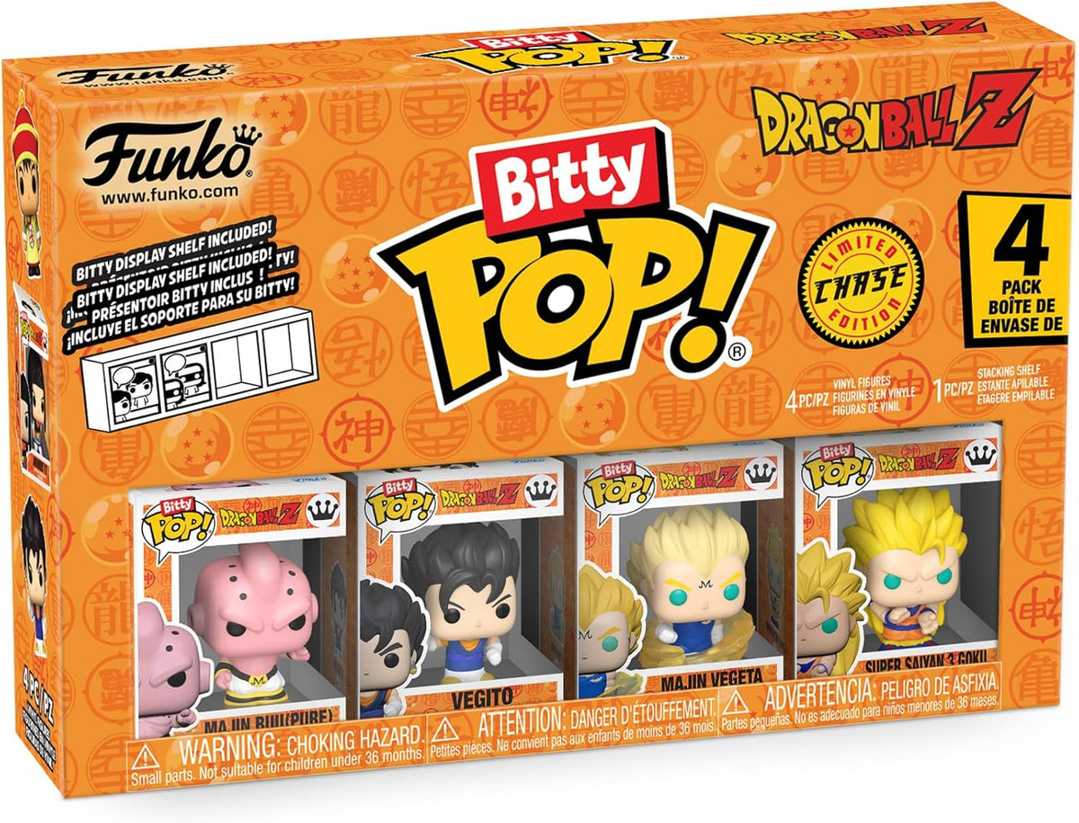 dragon ball z: kid buu 4 pack 3cm  - funko pop bitty