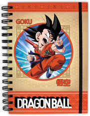 dragon ball - goku - agenda a5 a righe a spirale