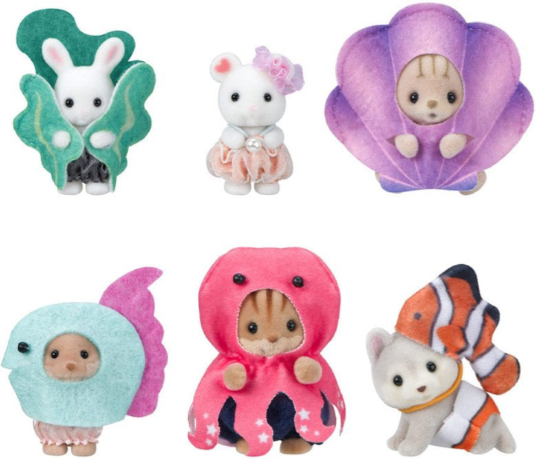cutie collectibles – bebè dell'oceano - 1pz assortito