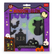 set di adesivi in gel per finestra - windo-glow - boo!