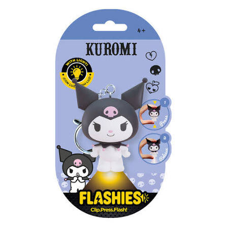 flashies 3d - portachiavi con luce - kuromi