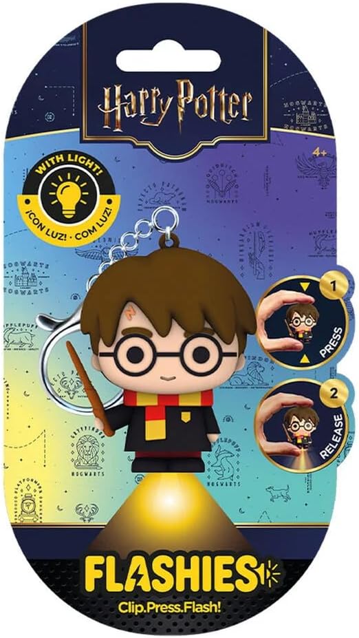 flashies 3d - portachiavi con luce - harry potter