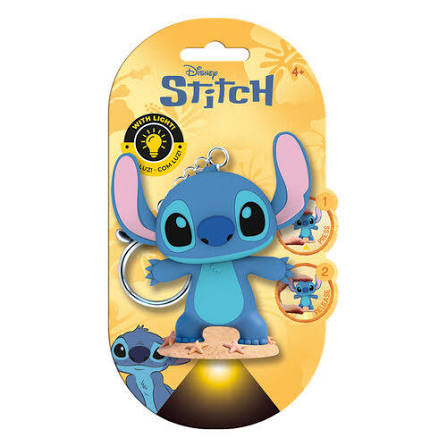 flashies 3d - portachiavi con luce - stitch