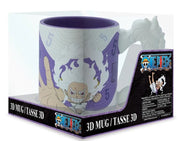 one piece - luffy gear 5th - tazza con manico 3d