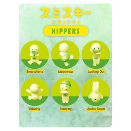 smiski hippers series glow - blind box 1pz