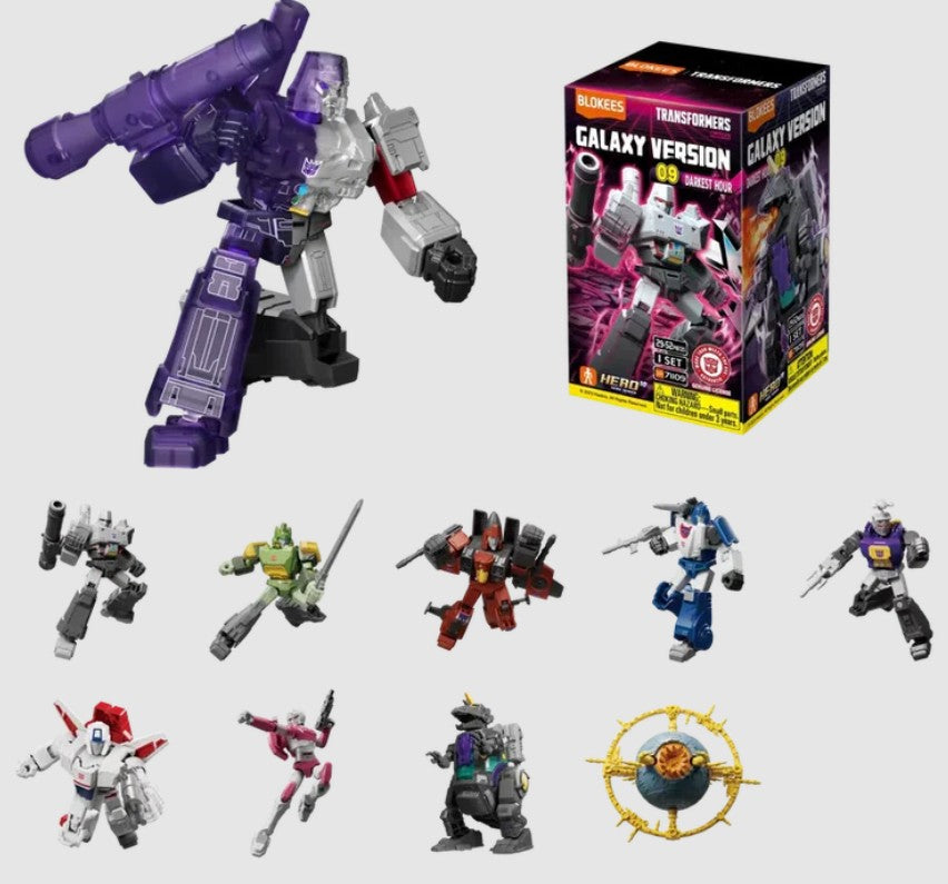 transformers - galaxy version 09 - darkest hour - un modello a sorpresa blind box