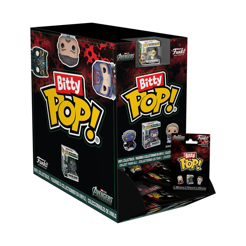bitty pop - avengers doomsday - 1 personaggio assortito 3cm - funko pop!