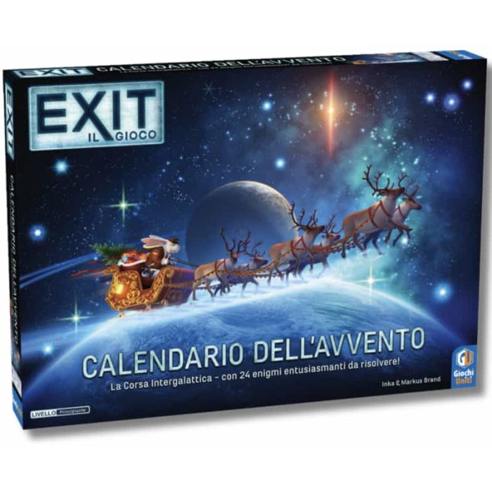 exit - calendario dell'avvento - la corsa intergalattica