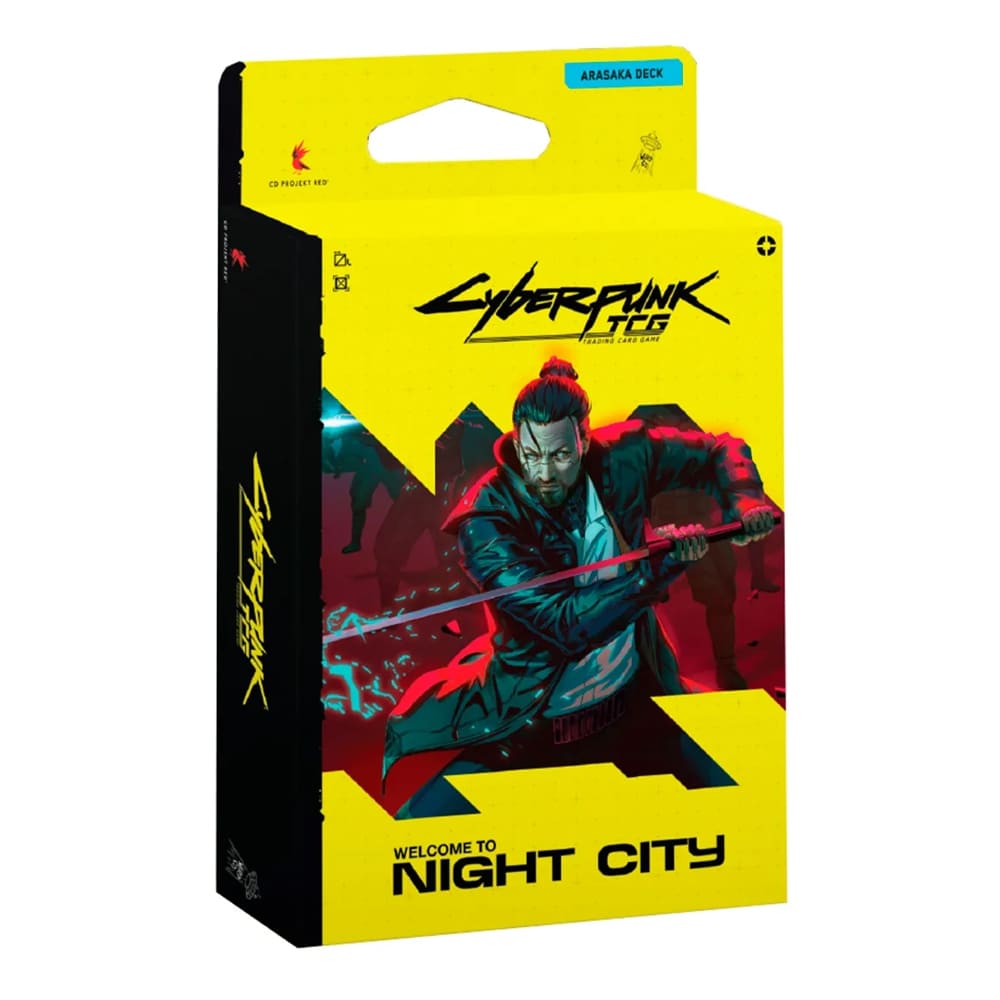cyberpunk tcg - welcome to night city - starter deck - embracing power (eng)