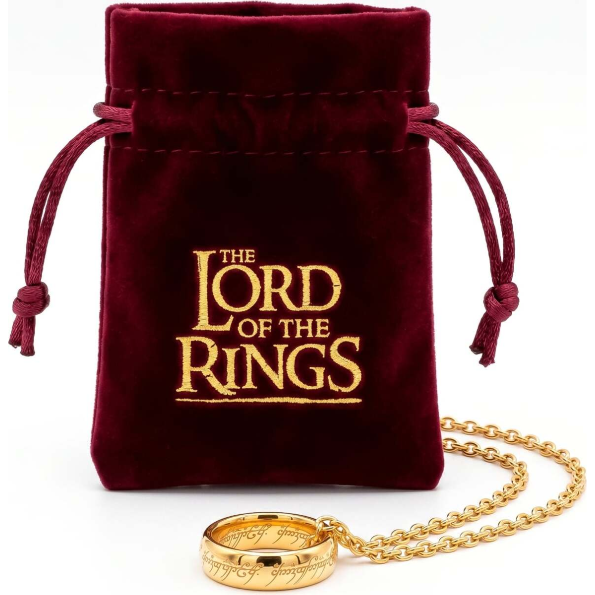 scatola gioielli con collana - the lord of the rings