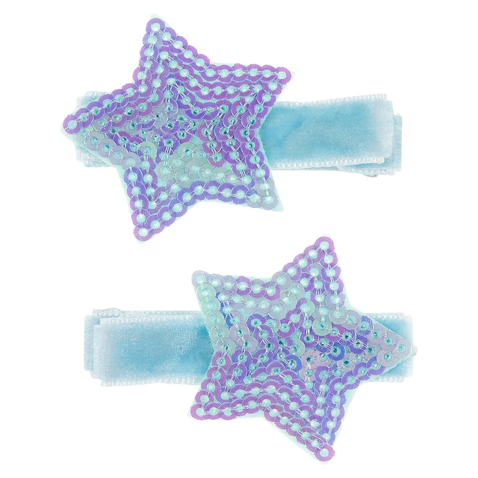 clip per capelli camila con stelle azzurre