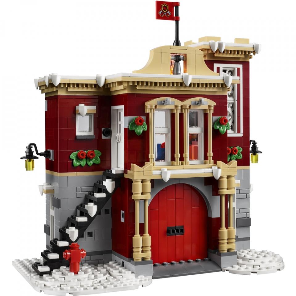LEGO Icons 10263 caserma dei pompieri del villaggio invernale