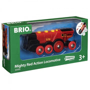 grande locomotiva elettrica rossa