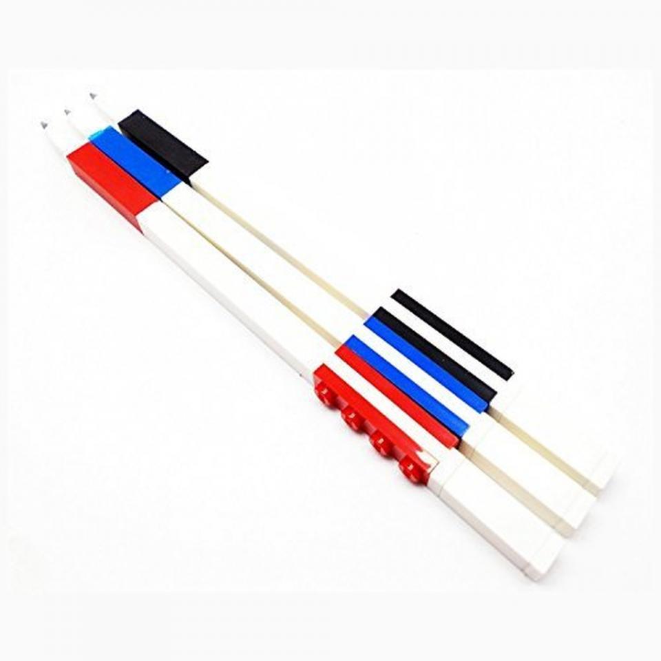 Cancelleria penna gel set 3 pezzi rosso blu nero