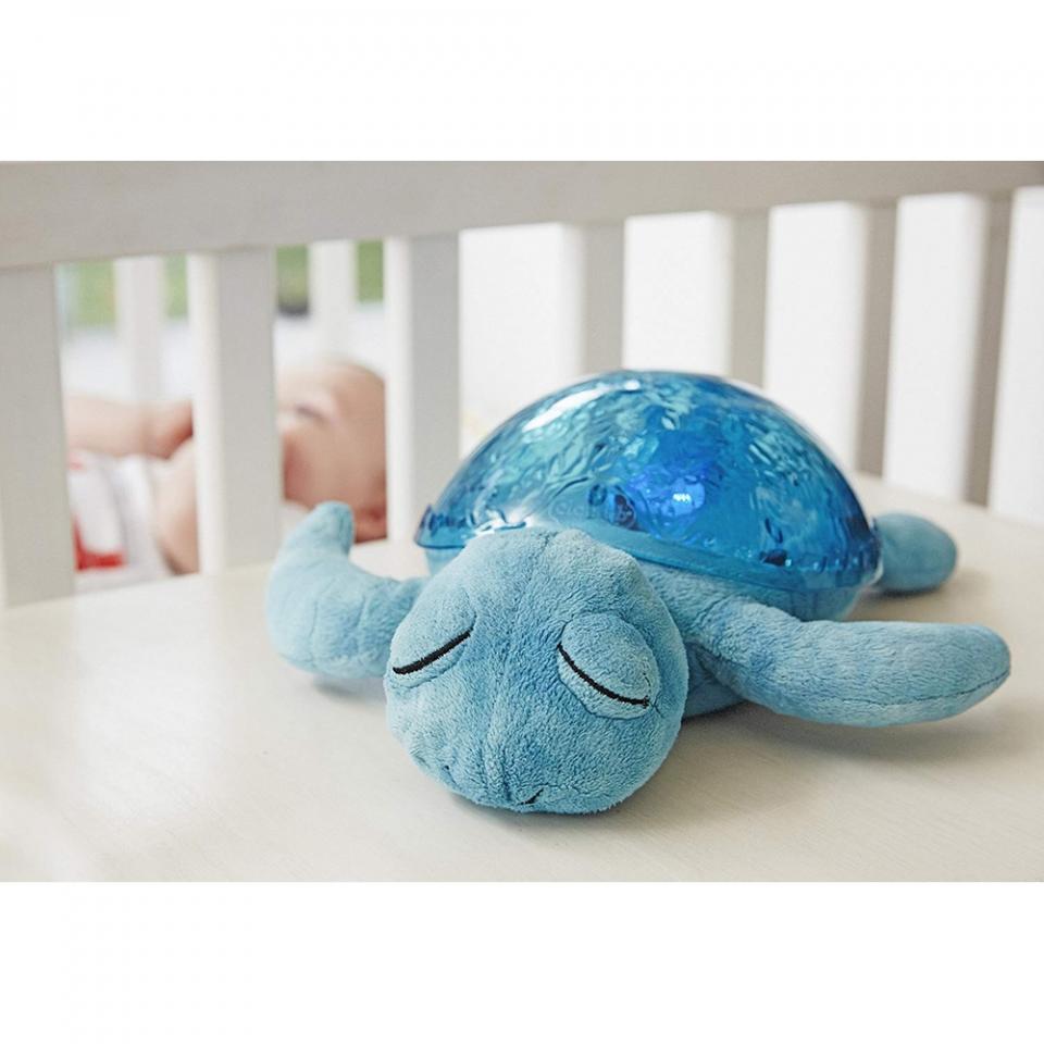 tranquil turtle aqua - tartaruga peluche effetto luce e suoni