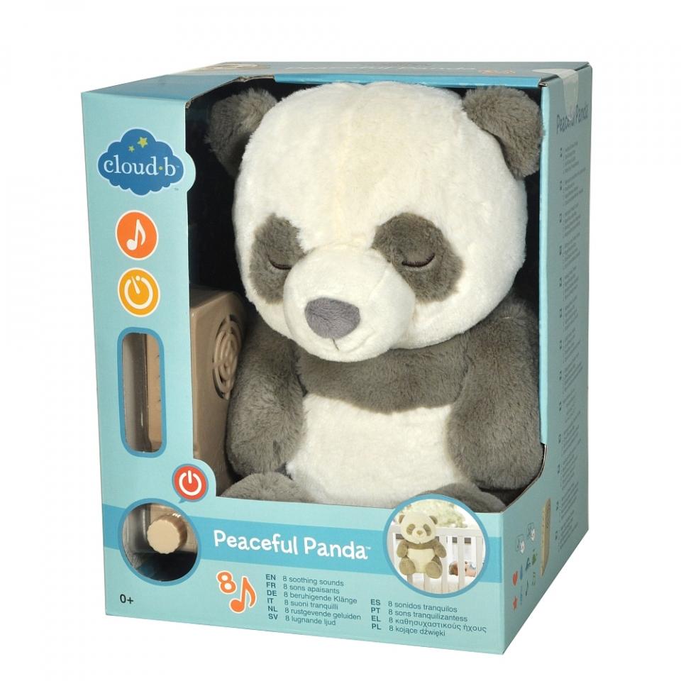 peaceful panda - panda peluche con 8 suoni tranquilli per bebè