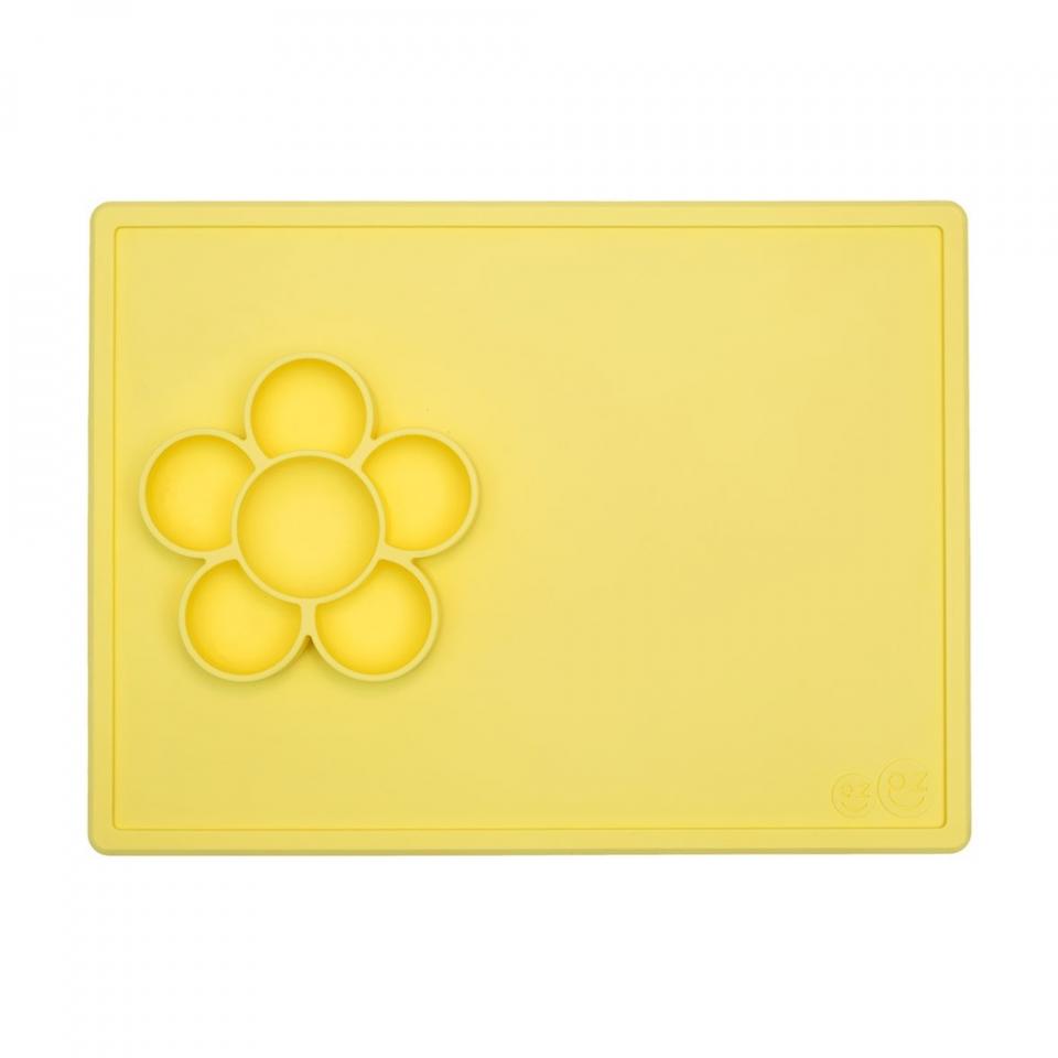 play mat - tovaglietta in silicone giallo limone