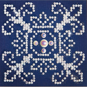 white on blue - diamond dotz beginner dd1.003