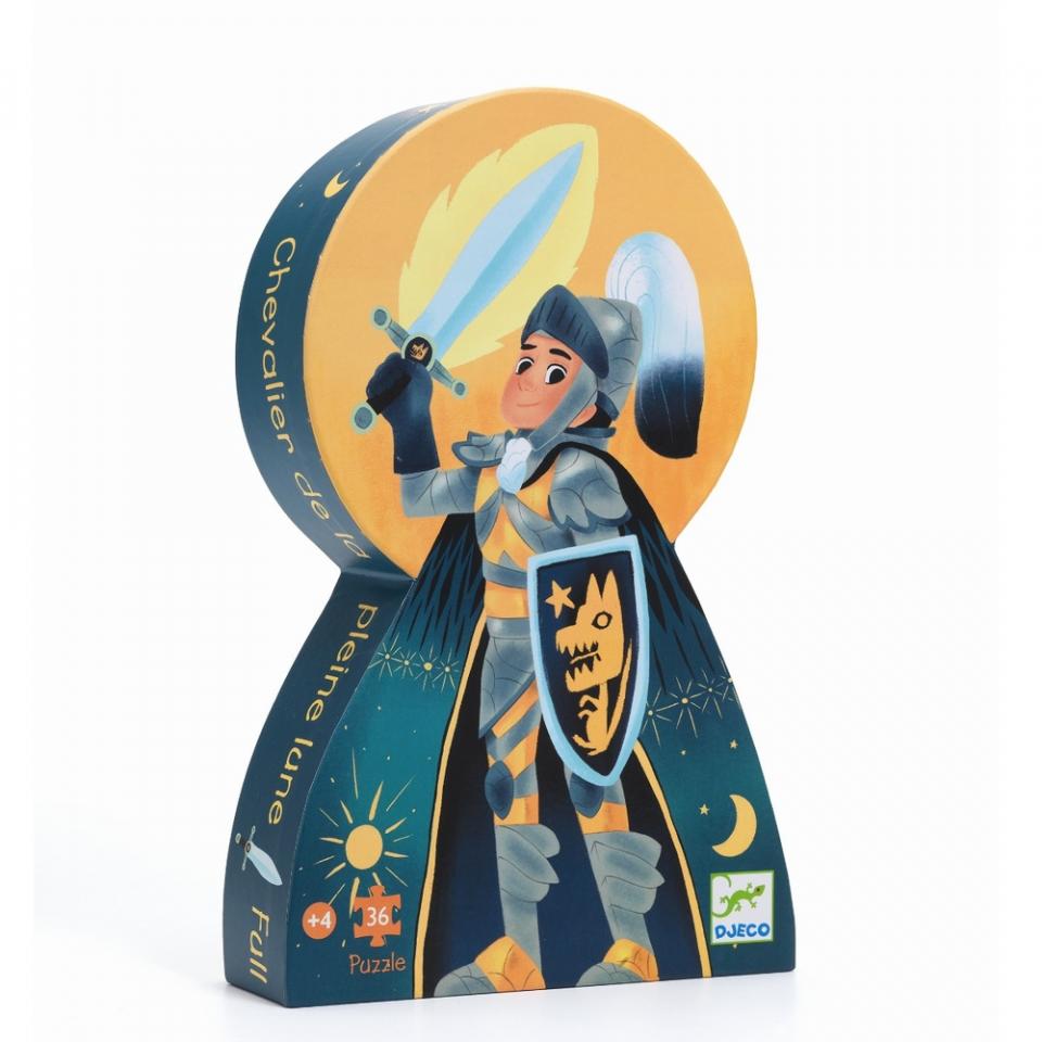 cavaliere della luna piena - puzzle 36 pezzi silhouette