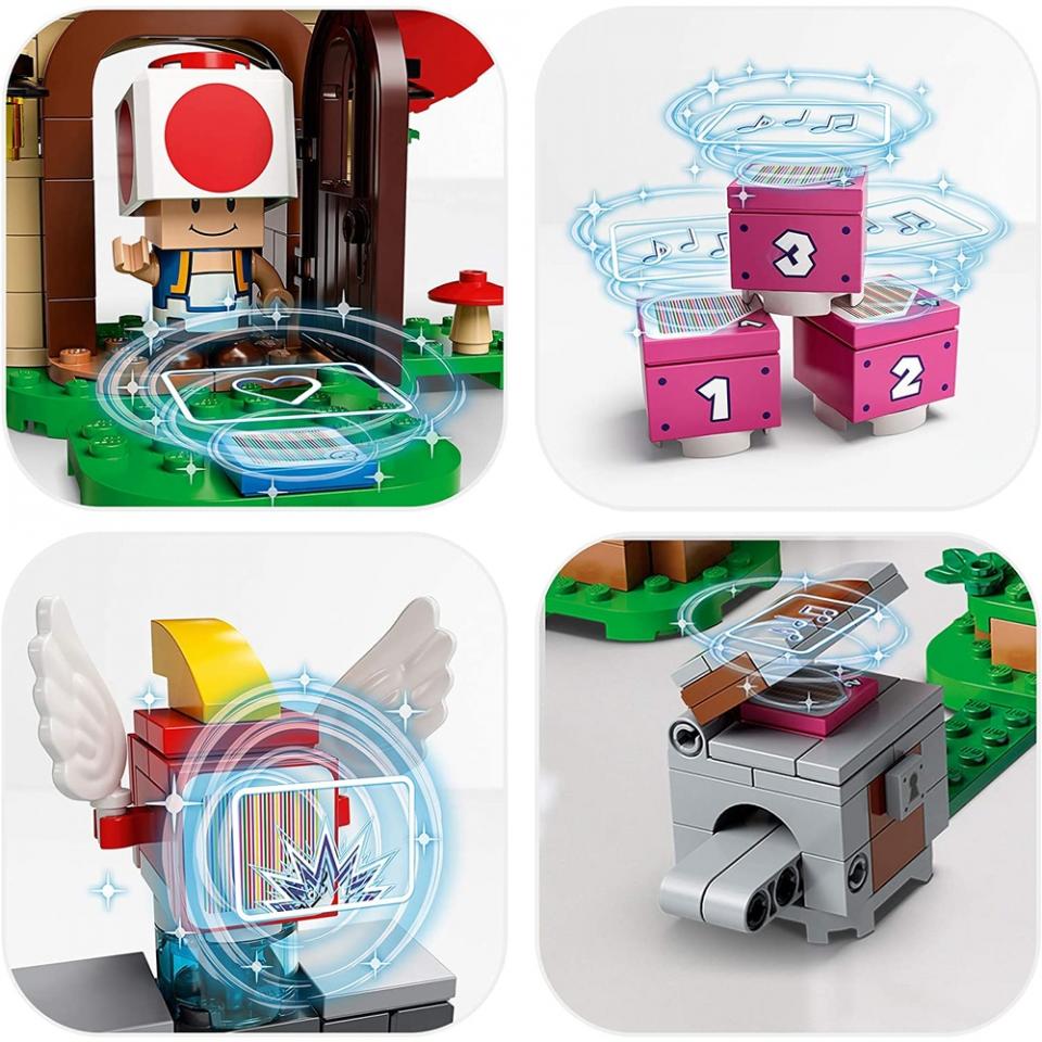 LEGO Super Mario 71368 la caccia al tesoro di toad super mario pack di espansione